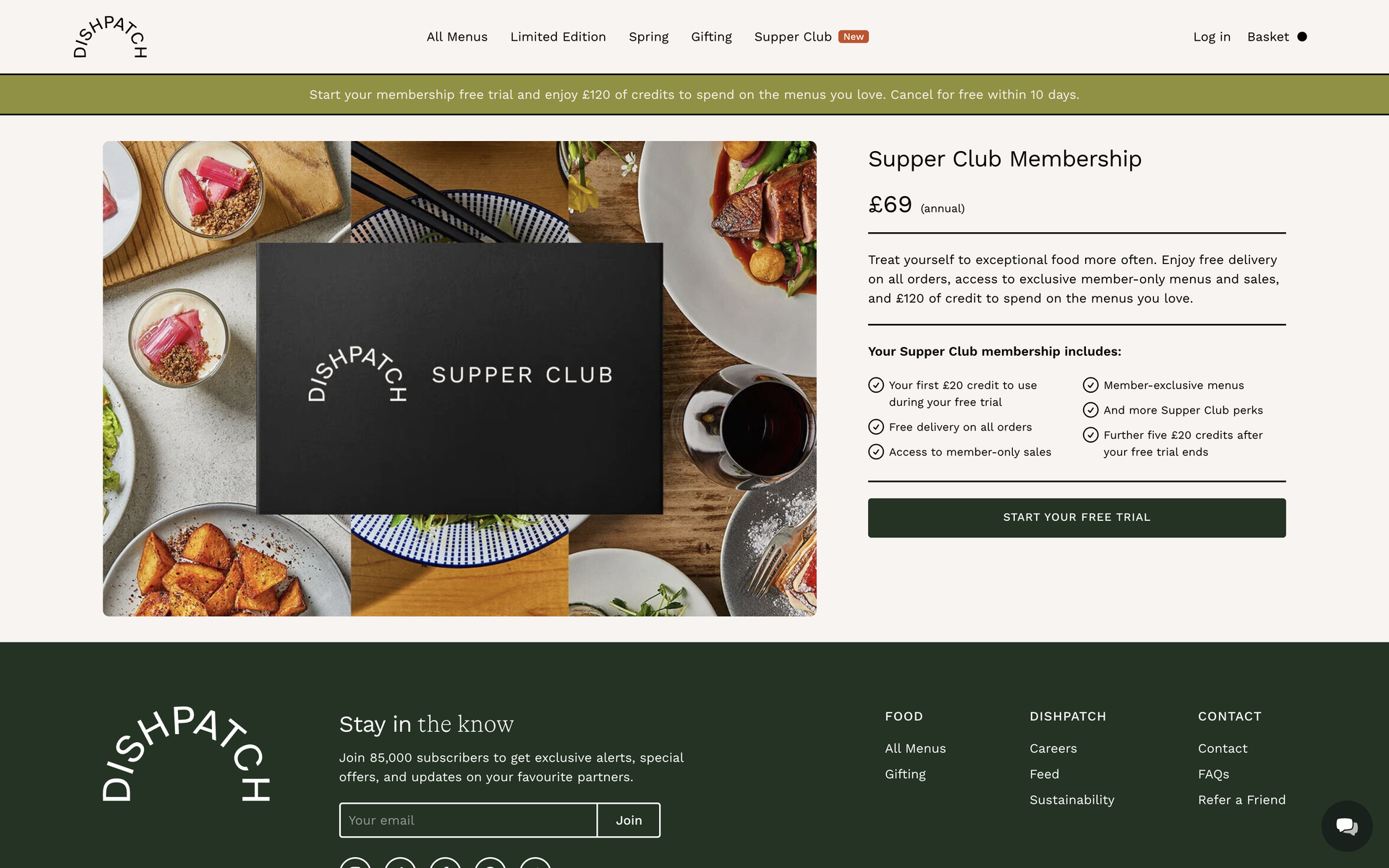Shopify Agency | Dishpatch | Supper Club
