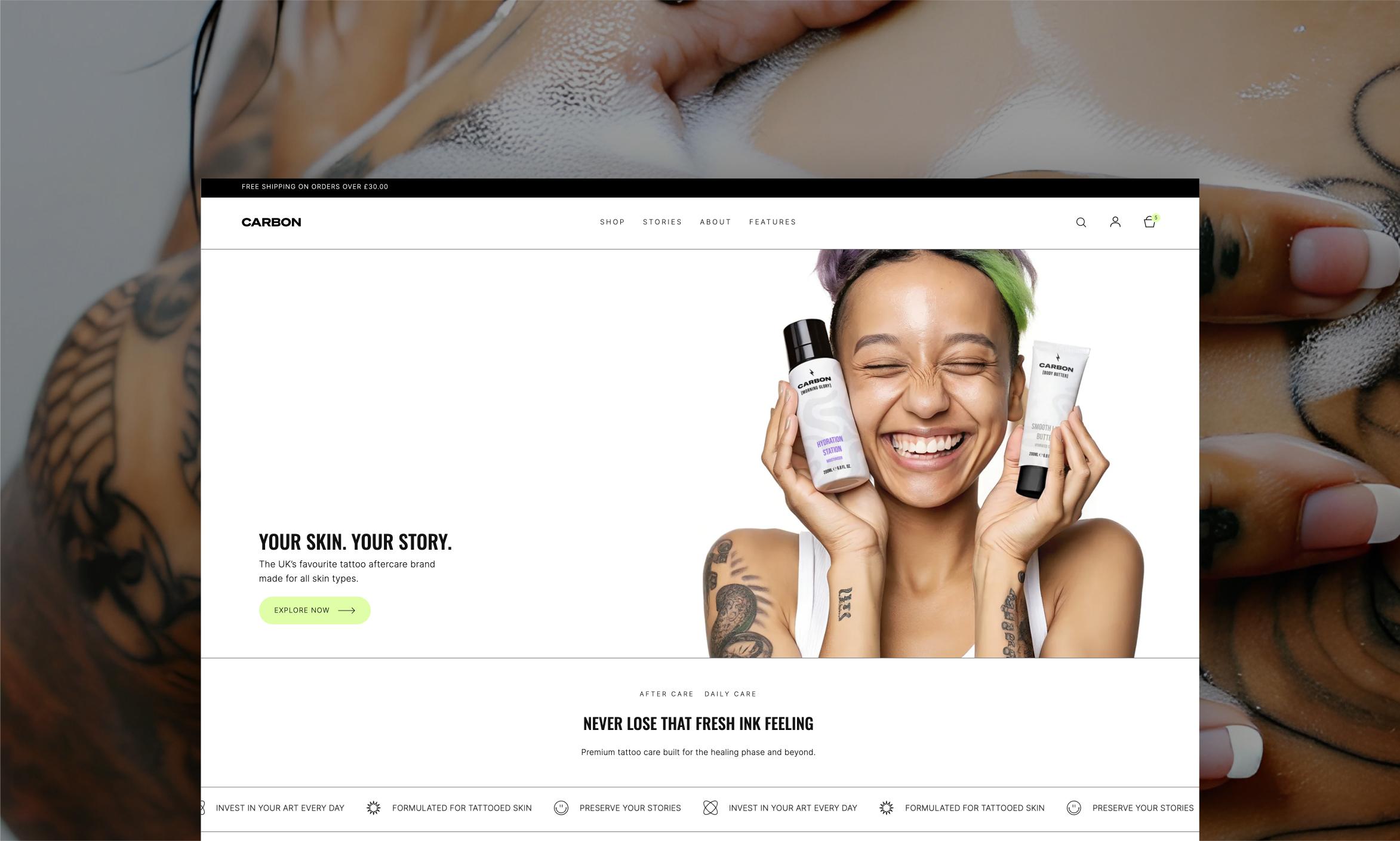 Carbon Shopify Theme