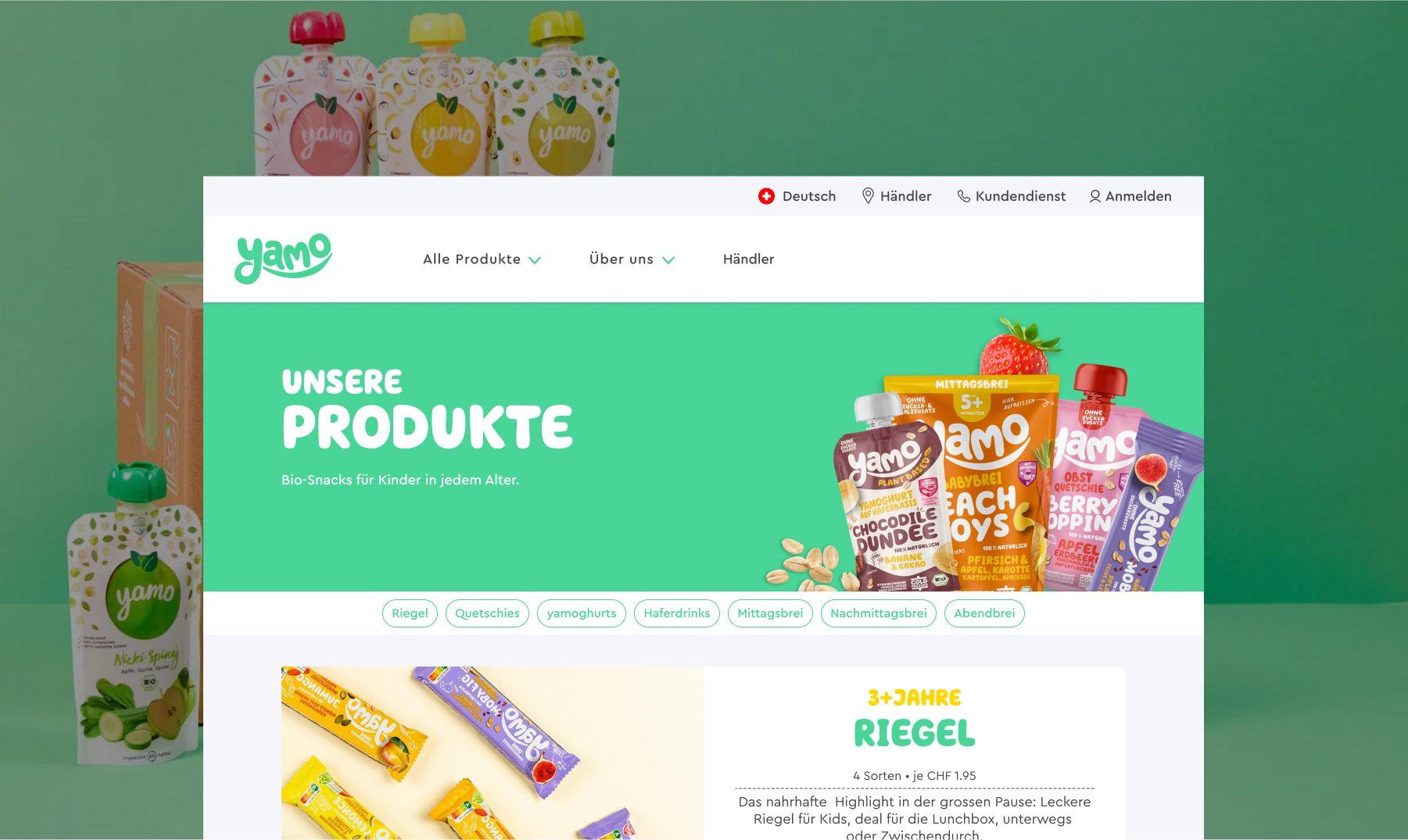 Yamo Collection Shopify Design