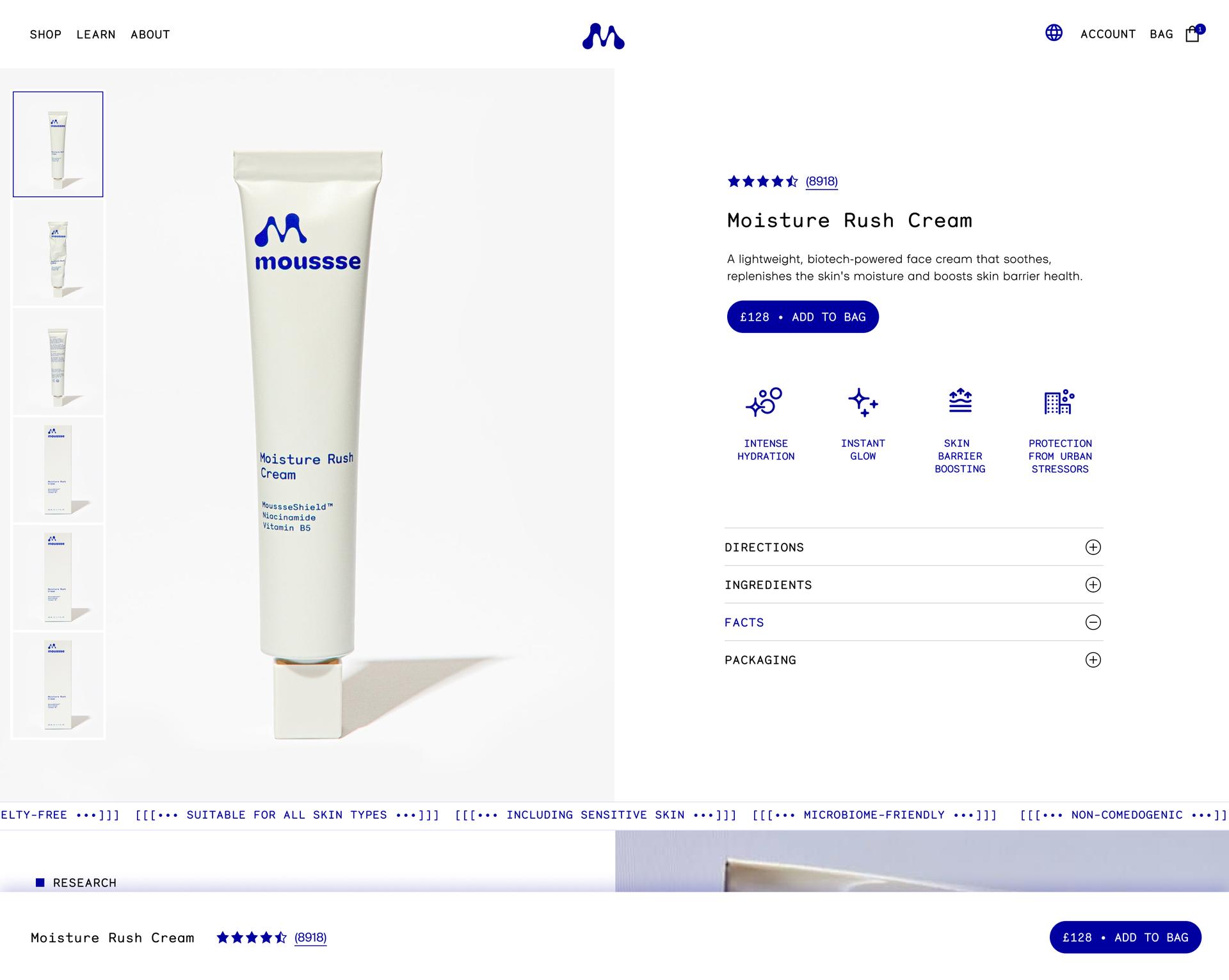 Moussse Shopify Product Page